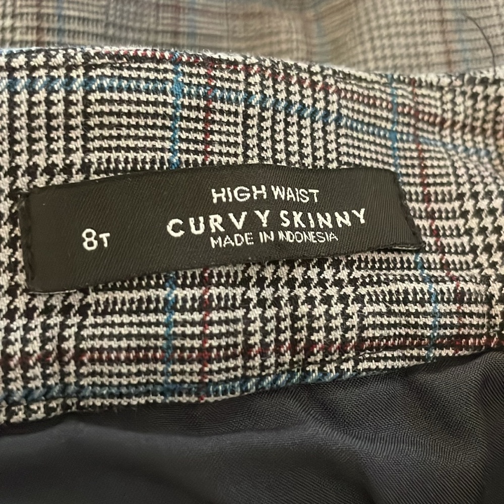 Loft High Rise Grey Slack - Picture 5 of 5